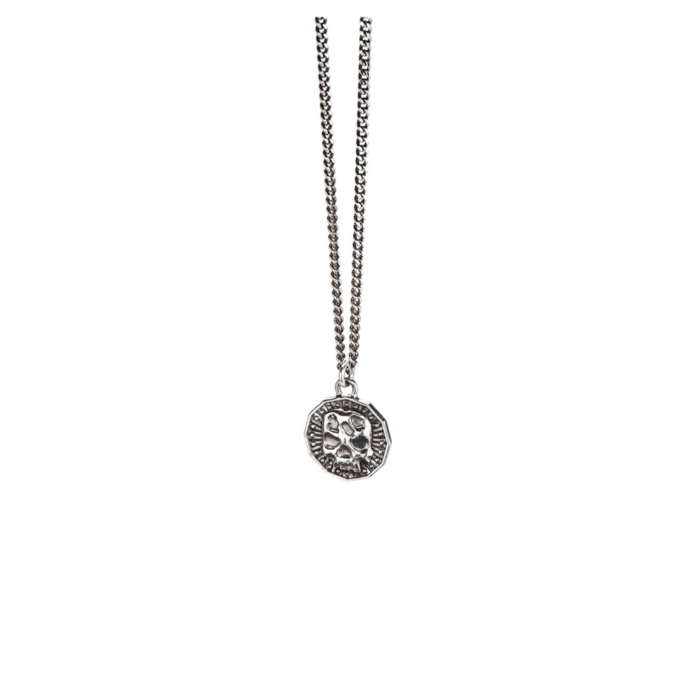 Emanuele Bicocchi Silver Large Coin Necklace
